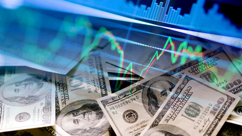 $100 bills and market visualizations