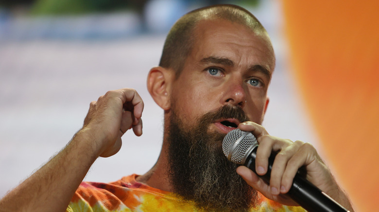 Jack Dorsey at the Bitcoin 2021 Convention in Miami, Florida June 04, 2021