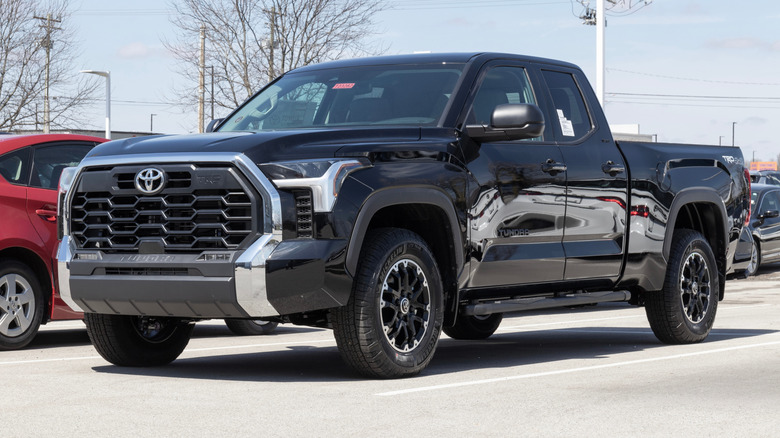Toyota Tundra display.