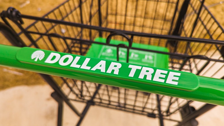 Dollar Tree shopping cart