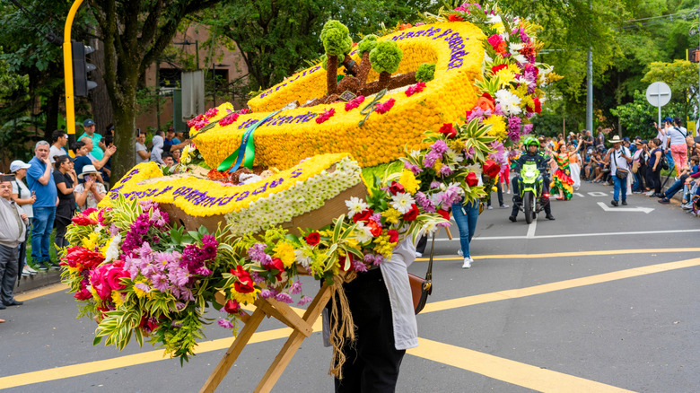 Medellin streets flower fair
