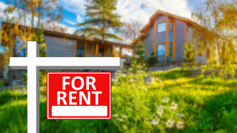 for rent sign