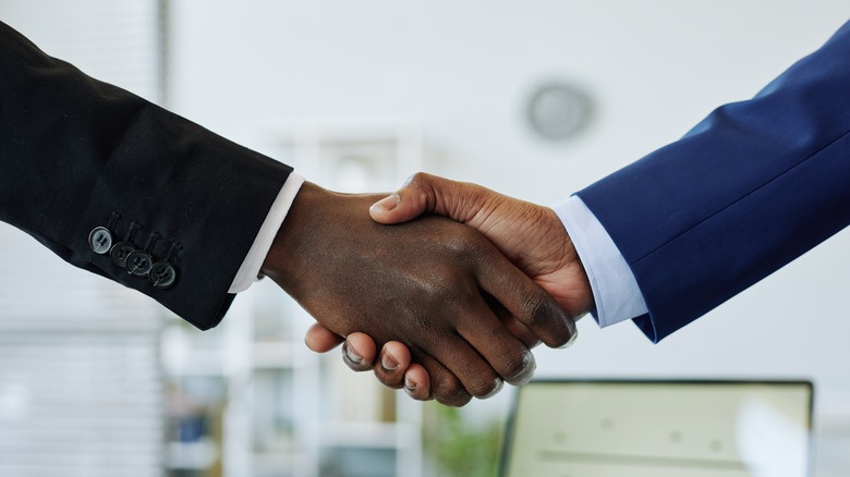 shaking hands