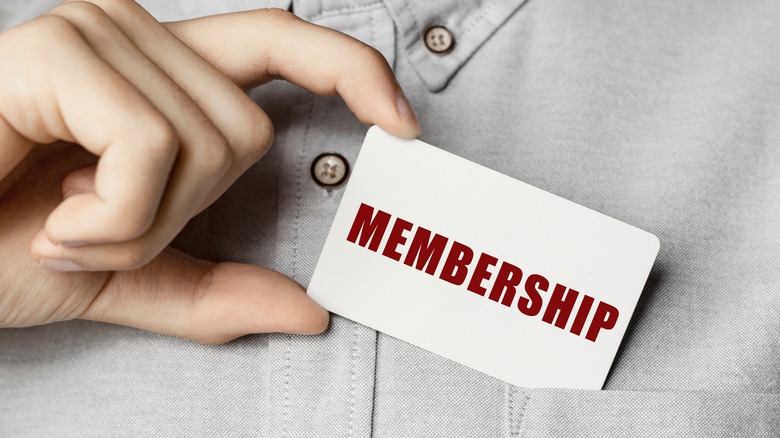 membership card