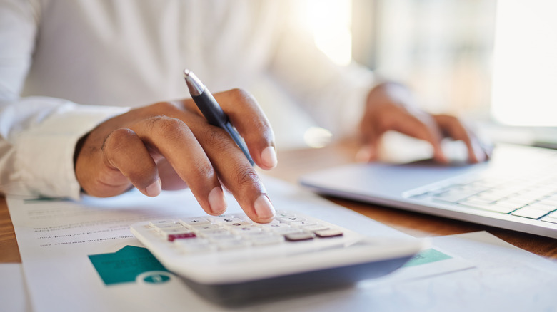 Calculating a budget