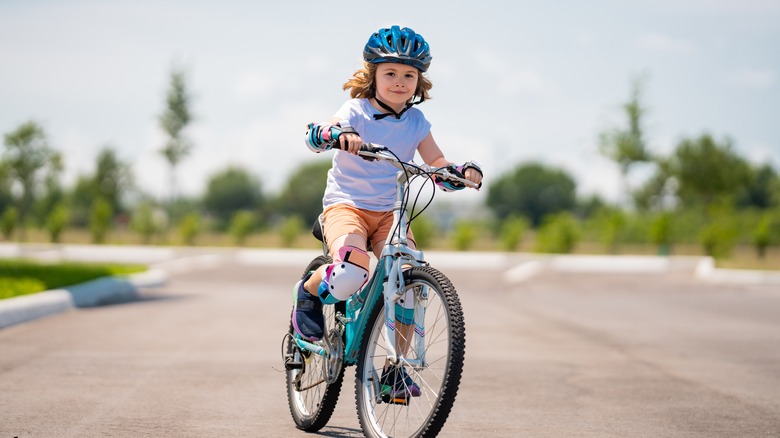 child on a bike