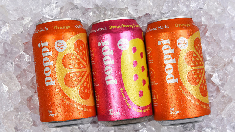 Poppi soda cans