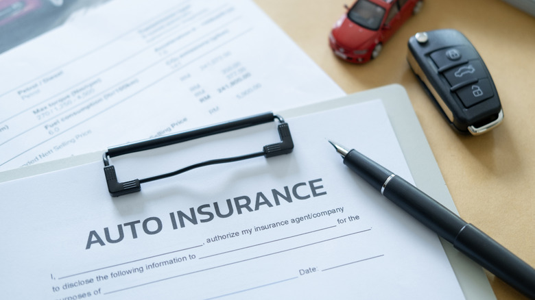 Auto insurance forms