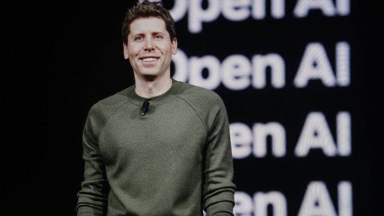 Sam Altman speaking