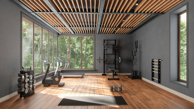 A vacant gym