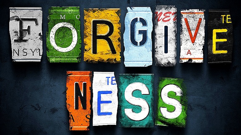 license plates spelling forgiveness