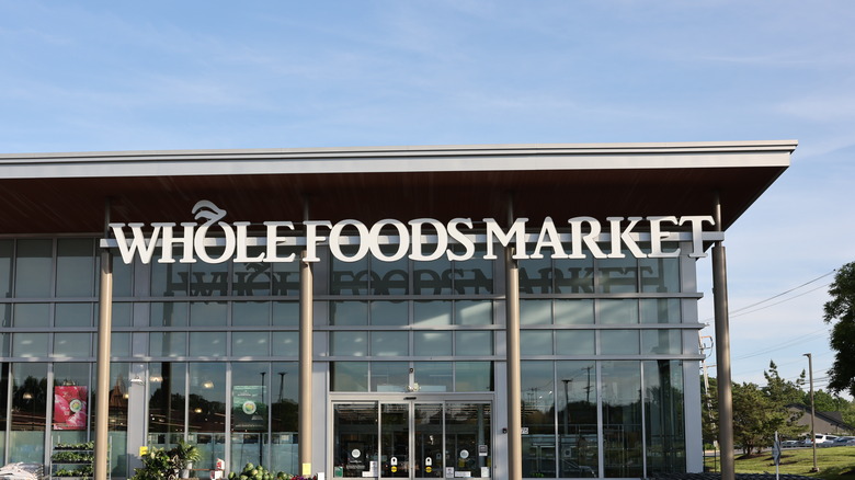 Whole Foods Market store facade in Glen Eagle Square.
