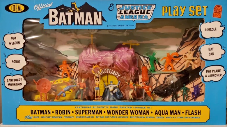 1966 Ideal Official Batman & JLA Playset