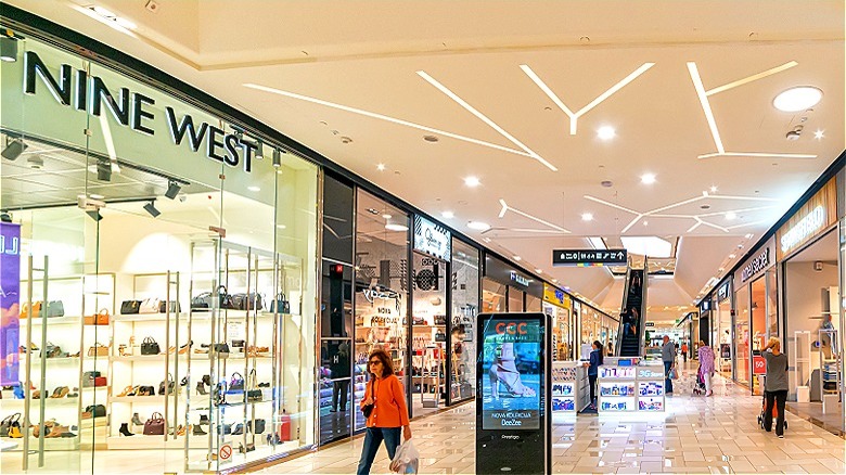 Nine West store in mall