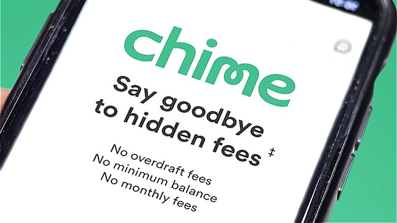 Chime app on smartphone