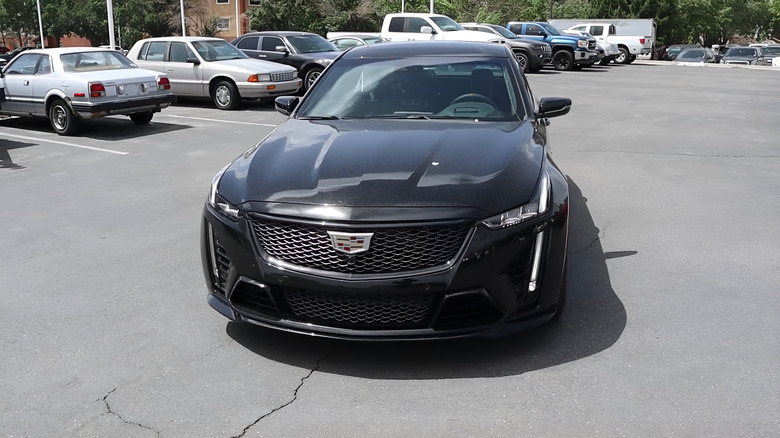 A 2023 Cadillac CT5-V Blackwing in a parking lot