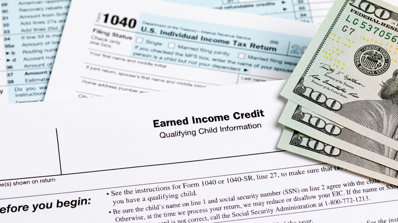 Earned income tax credit paperwork