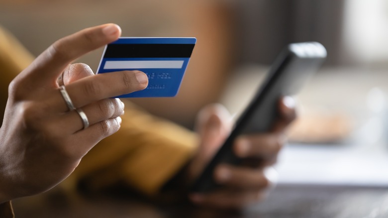 using a credit card
