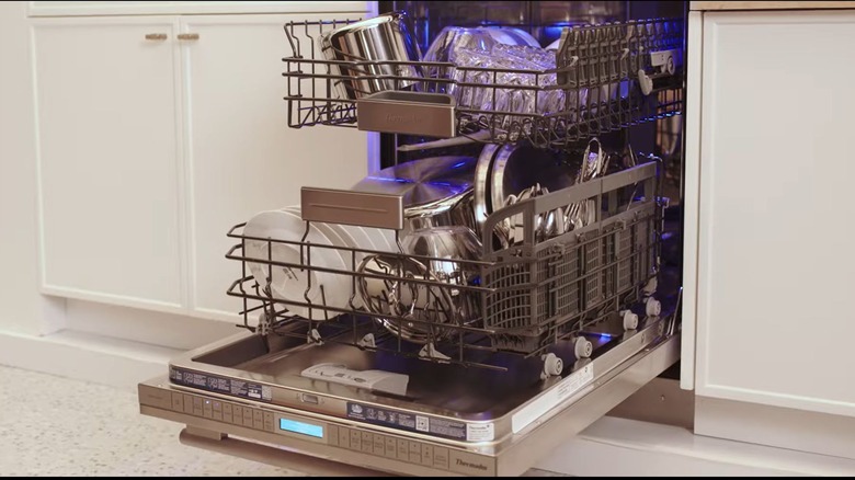A Thermador Star Sapphire dishwasher