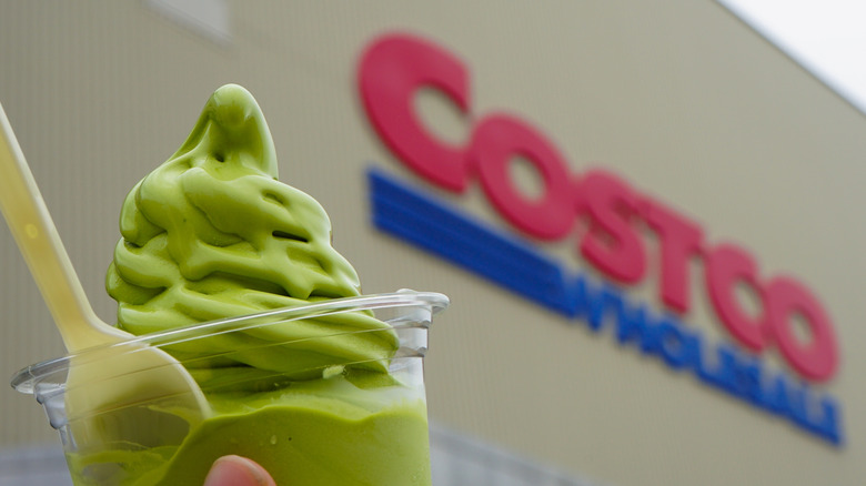 Costco green tea ice cream, Japan