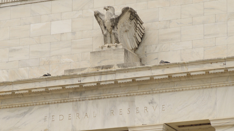 Exterior of a Federal Reserve building