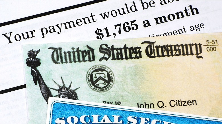 Social Security card and statement