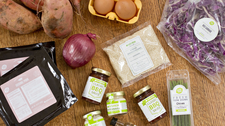 HelloFresh meal prep ingredients