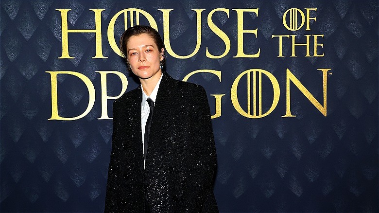 Emma D'Arcy attending House of the Dragon premiere