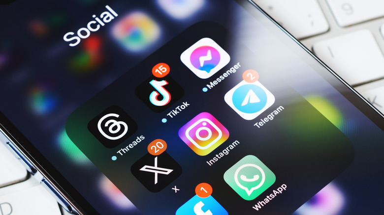 Image of the X app on an iPhone