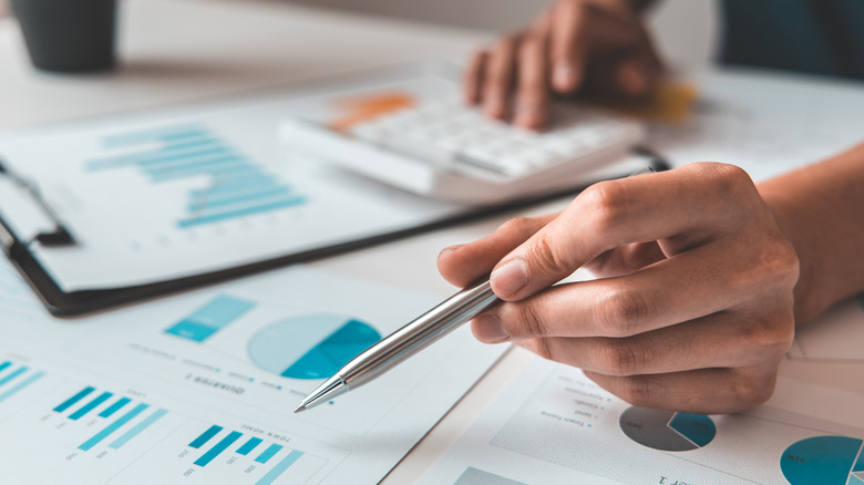 reviewing market data