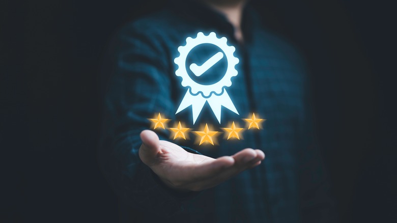 a five start product symbol