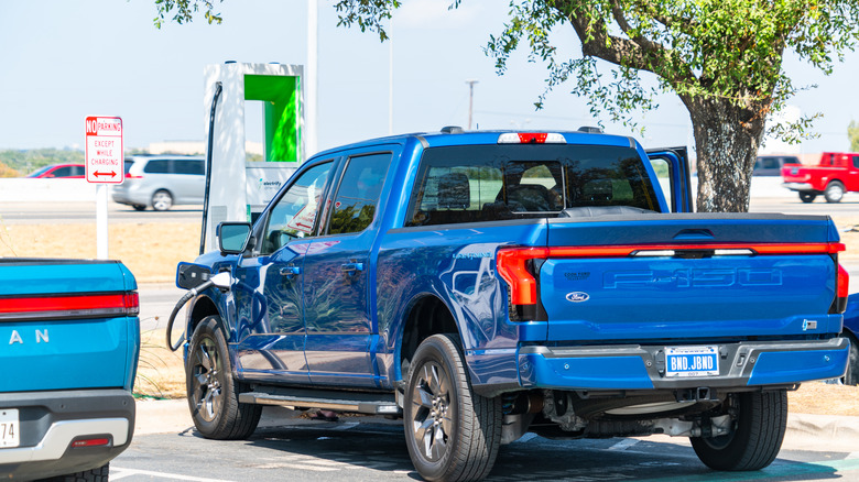 a Ford F-150 Lightning