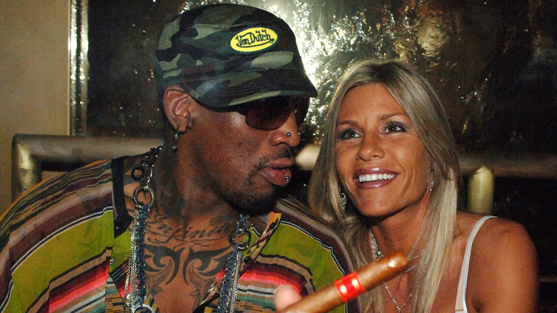 Dennis Rodman and Michelle Rodman