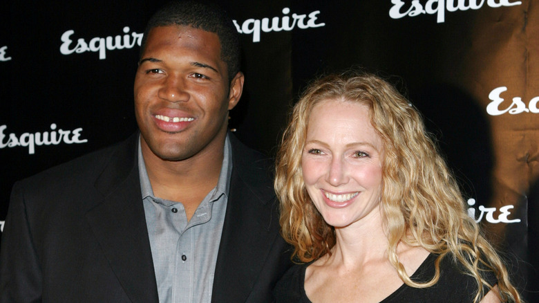 Michael Strahan Jean Muggli smiling