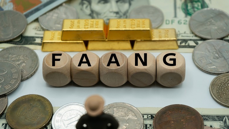 FAANG spelled in blocks
