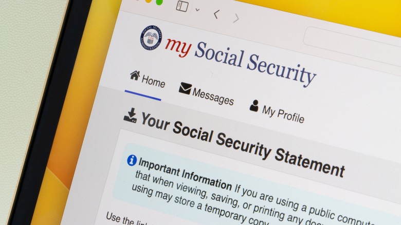 my social security website