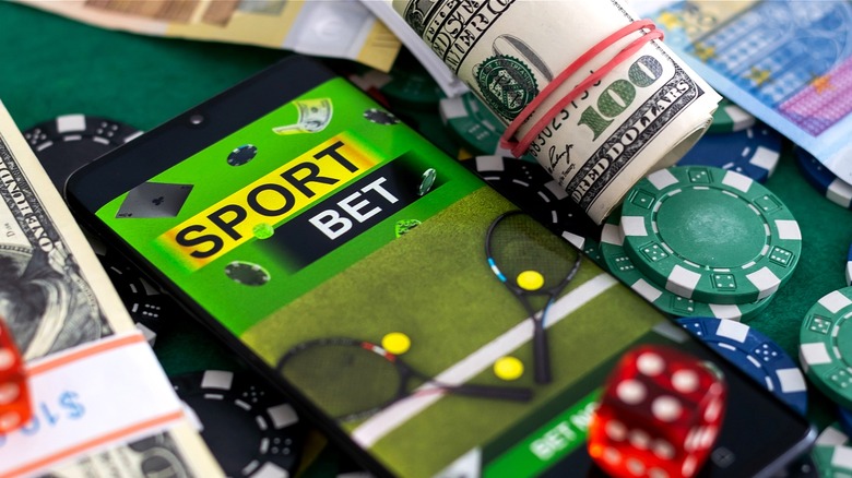 Mobile sports betting app