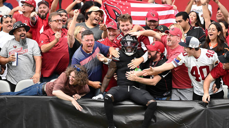 Tyreek Hill celebrating a touchdown