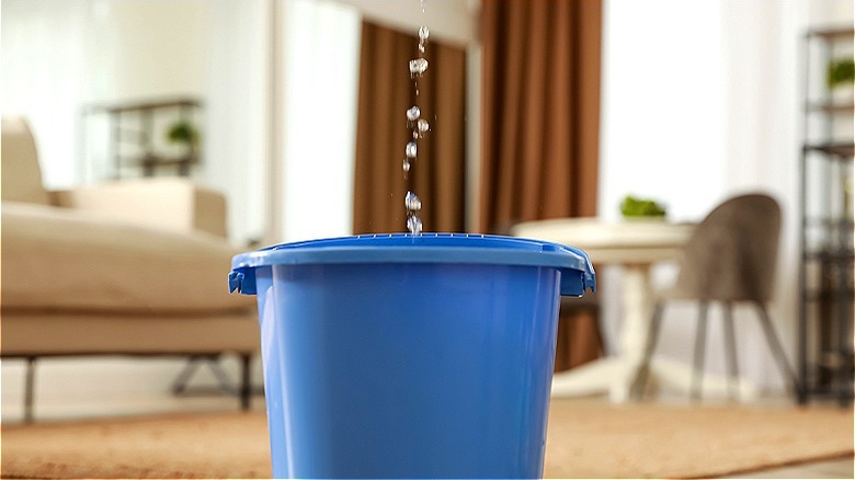 roof leaking water