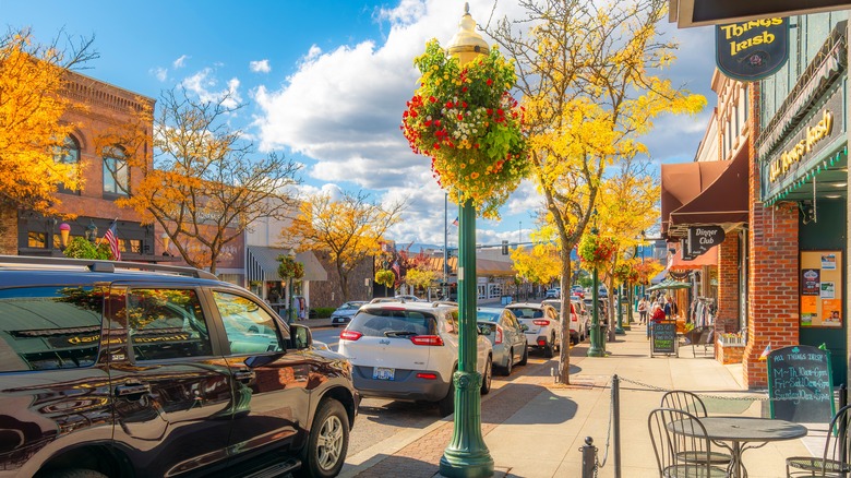 Sherman Street cafes and shops in Coeur d'Alene