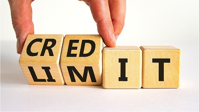 Blocks with words credit limit