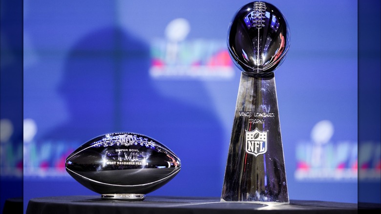 Super Bowl winning Vince Lombardi trophy