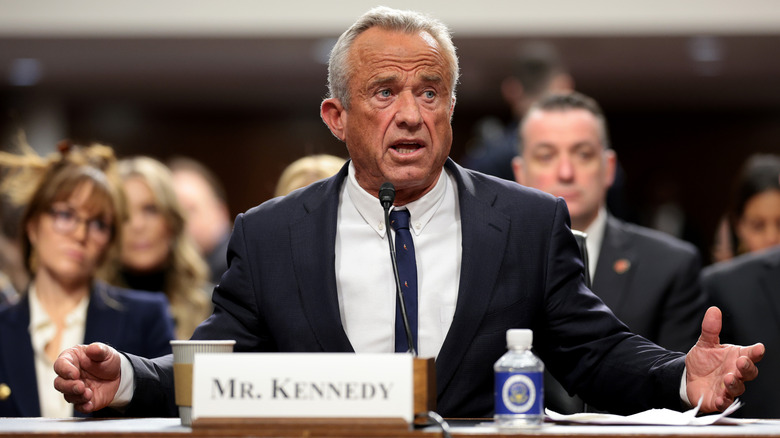U.S.Health Secretary Robert Kennedy Jr at his confirmation hearing before Congress