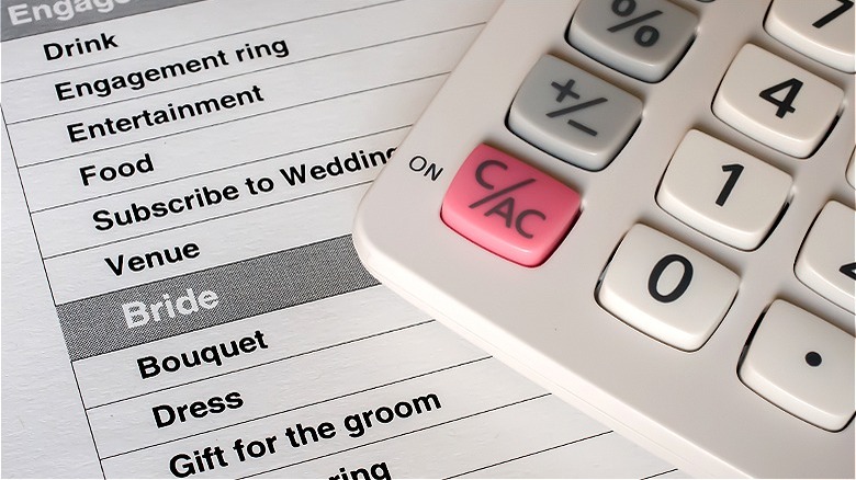 To-do list for wedding items