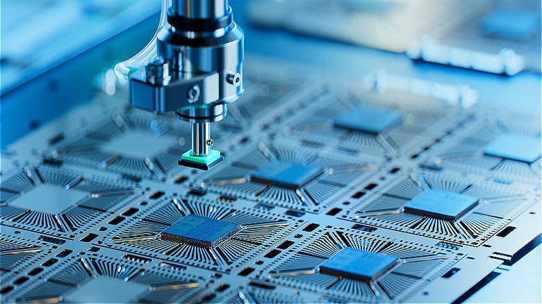 Chip manufacturing in action