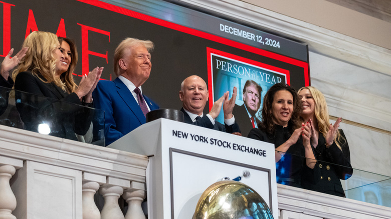 President Trump rings the opening bell at NYSE
