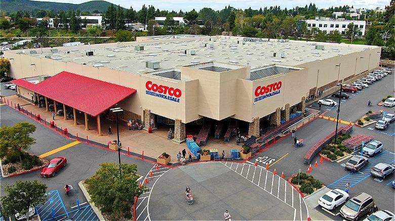 Exterior of San Diego Costco