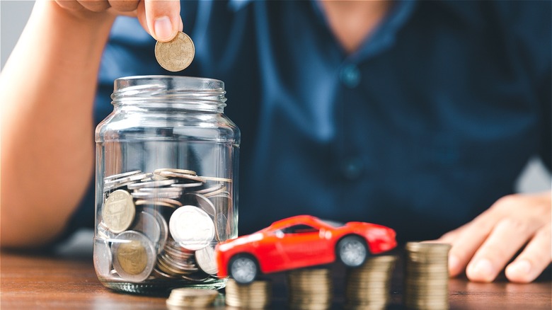 Change jar for car payment