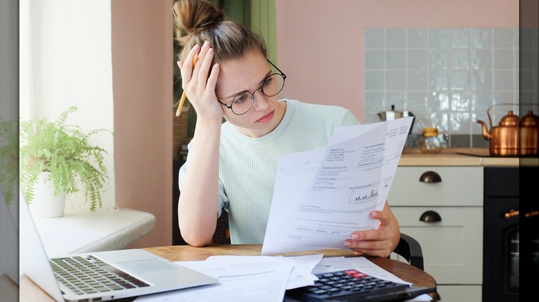 Woman confused about calculations