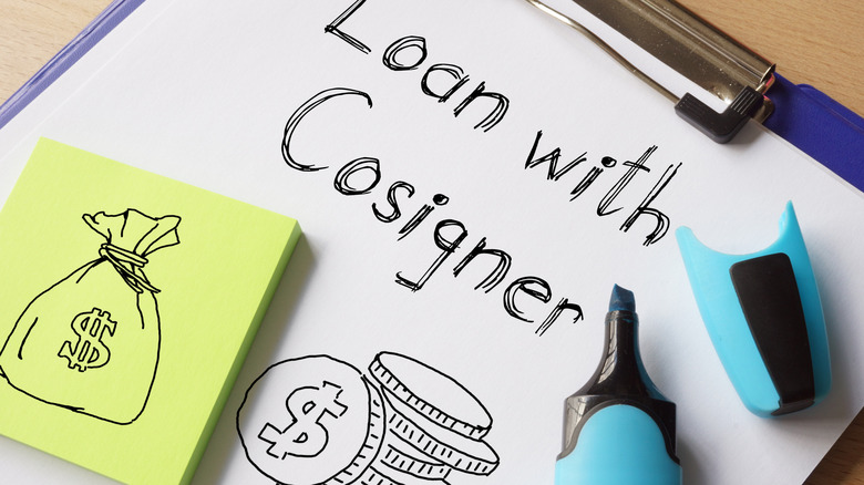 loan with cosigner note